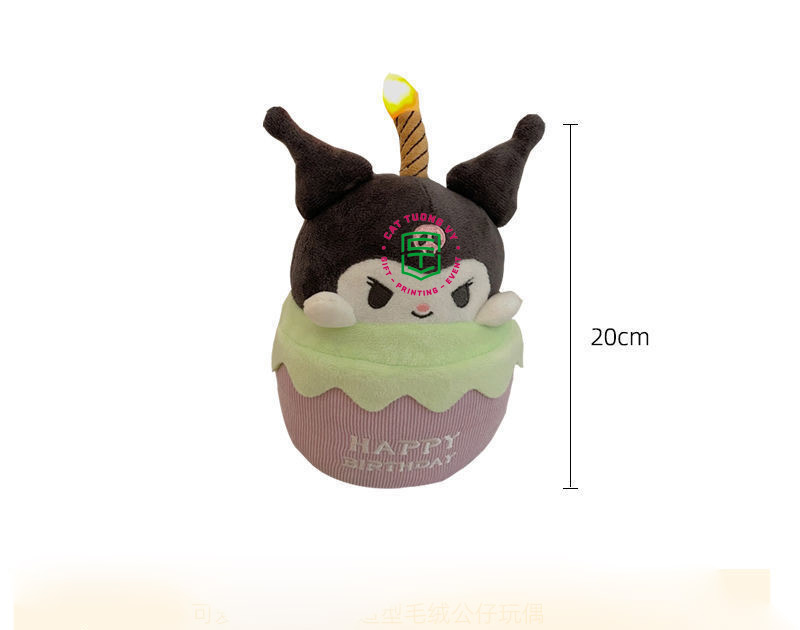 Thú nhồi bông bánh kem có thể hát