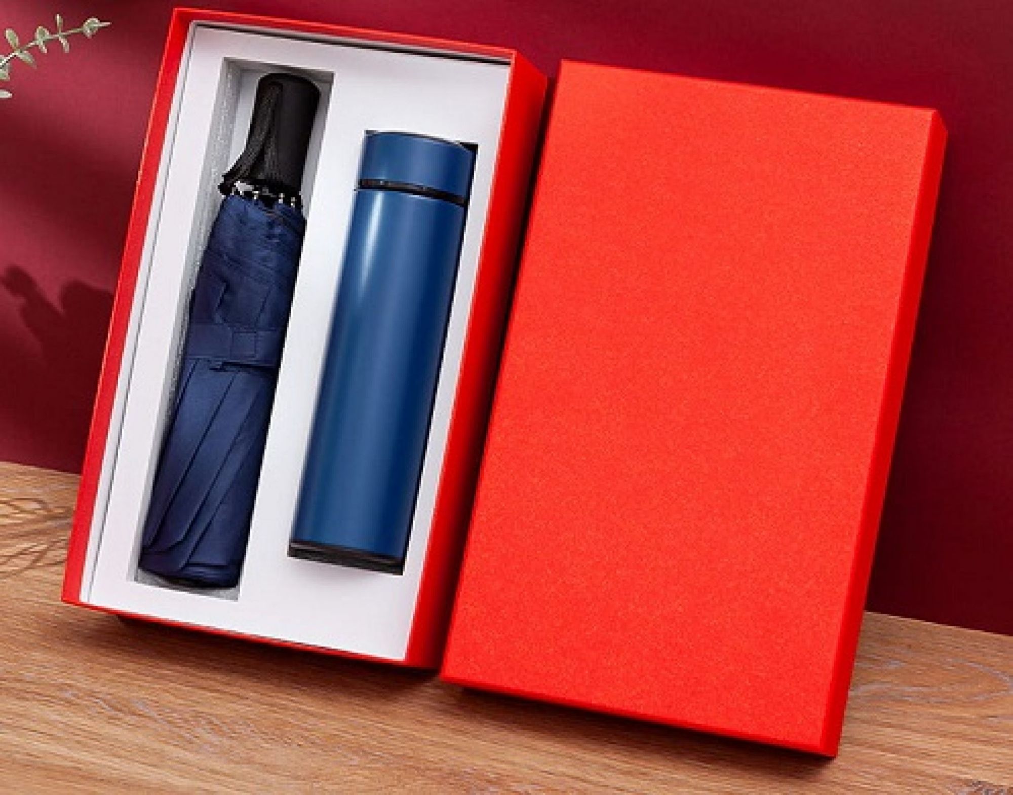 Bộ giftset dù và bình giữ nhiệt