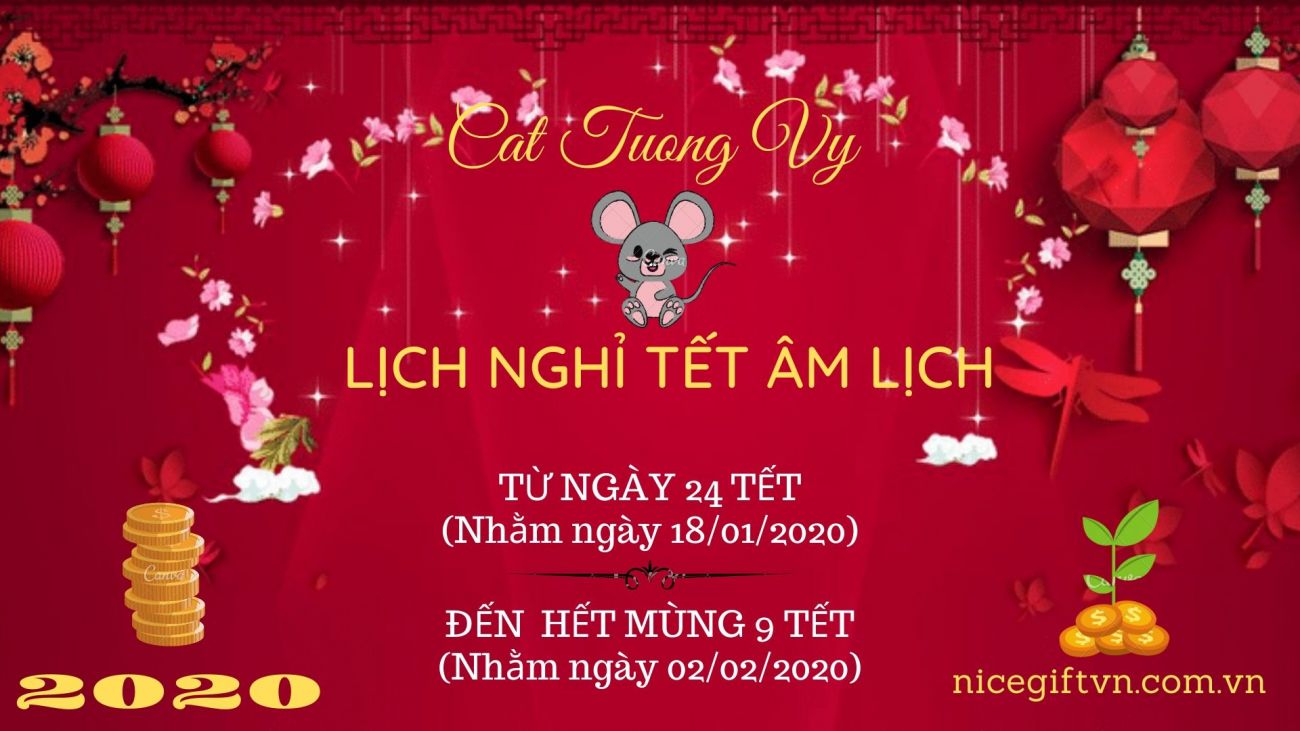 lịch nghỉ tết Cát Tường Vy